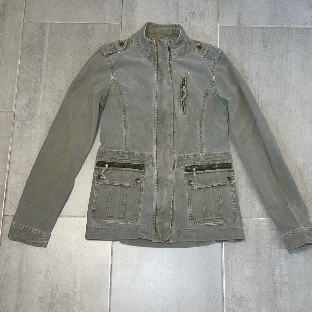 ☘Lucky Brand☘ Olive Green Military Utility Jacket